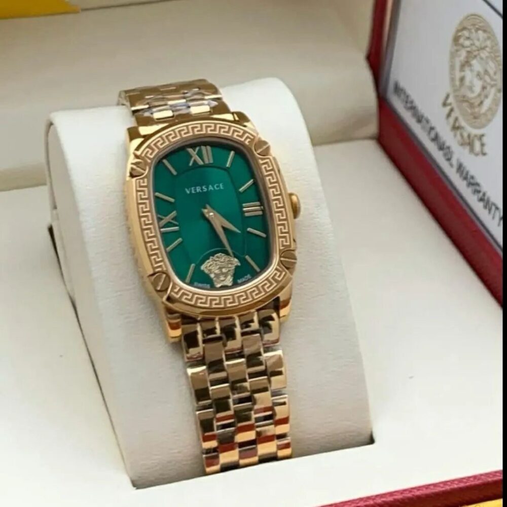 ساعت صفحه سبز ورساچ ( زنانه )