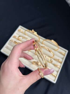 ست کره میخی سه لاین طلایی