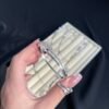 ست کره میخی نقره یی ( کره و انگشتر