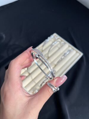 ست کره میخی نقره یی ( کره و انگشتر