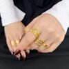 انگشتر ۳ لاین زنجیر