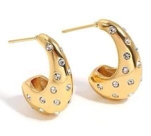 گوشواره قطره نگینی