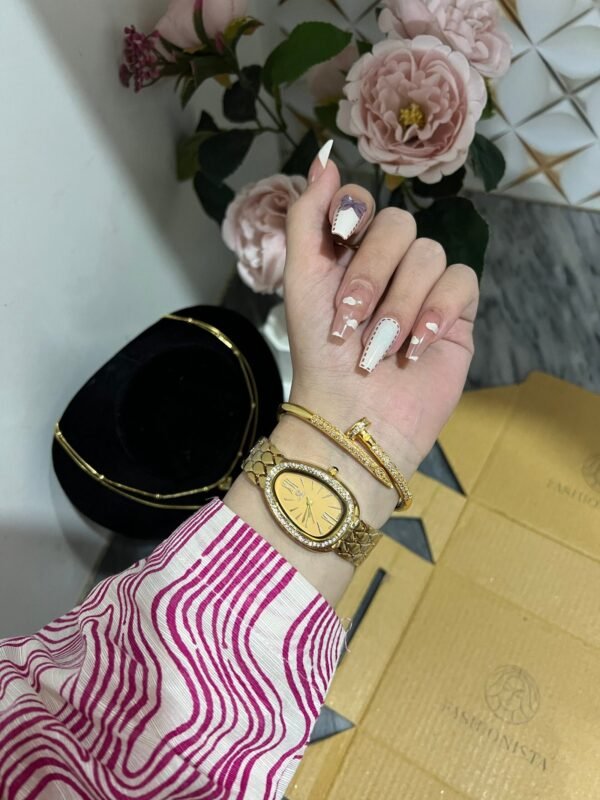 ساعت طرح بولگاری طلایی