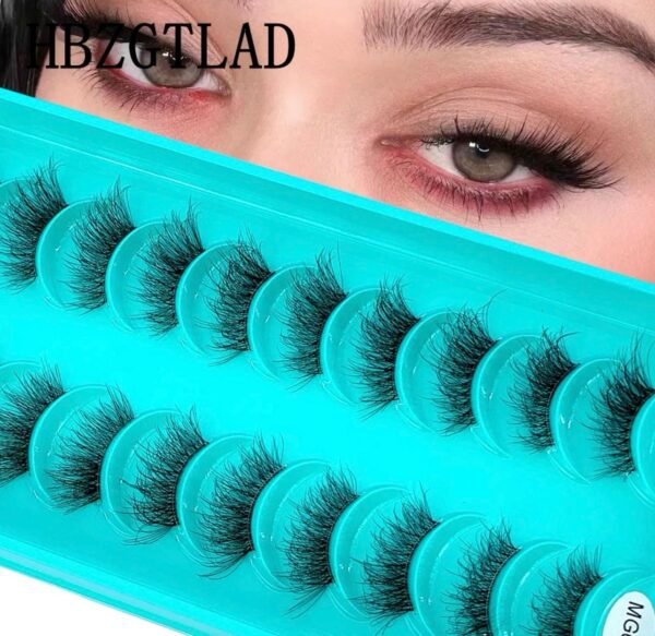 بسته ١٠ عدده مژه ( سه بعدي)